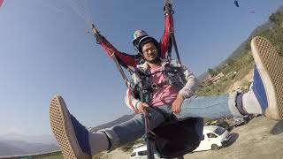 THIS IS HOW WE LAND!!!! GIN FUSE 2 GINGLIDER  , Paragliding NEPAL POKHARA