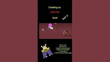 creating an ASGORE gd level part 3 #geometrydash #gd #gaming #deltarune #undertale #tenna #asgore