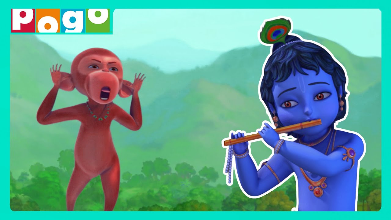 Little Krishna🪈| Kanha Ne Kiya Sabko Dance karne mein Majboor!🐄🎵| Hindi Cartoon😍| @PogoChannel​