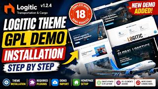 Logitic Theme GPL Demo Installation Step by Step