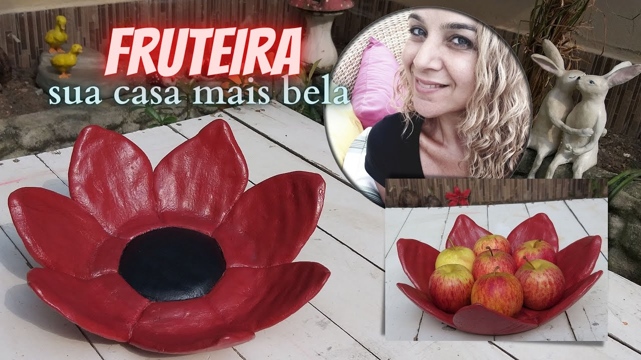 DIY – COMO GANHAR UMA GRANA EXTRA, FAZENDO FRUTEIRA COM CIMENTO E UM LINDO ACABAMENTO