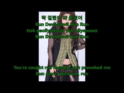 Girls' Generation (SNSD) - Run Devil Run - Hangul, Romaja and English Lyrics
