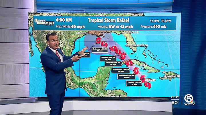 WPTV First Alert Weather tropical forecast, morning of Nov. 5, 2024