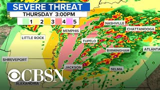 Southern states brace for another tornado outbreak