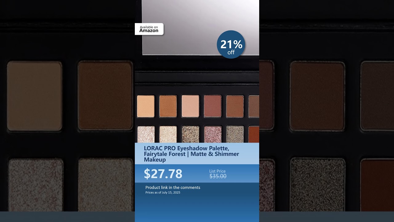 LORAC PRO Eyeshadow Palette, Fairytale Forest | Matte & Shimmer Makeup