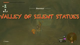 Zelda TotK Valley of Silent Statues Gerudo Ruins Cave