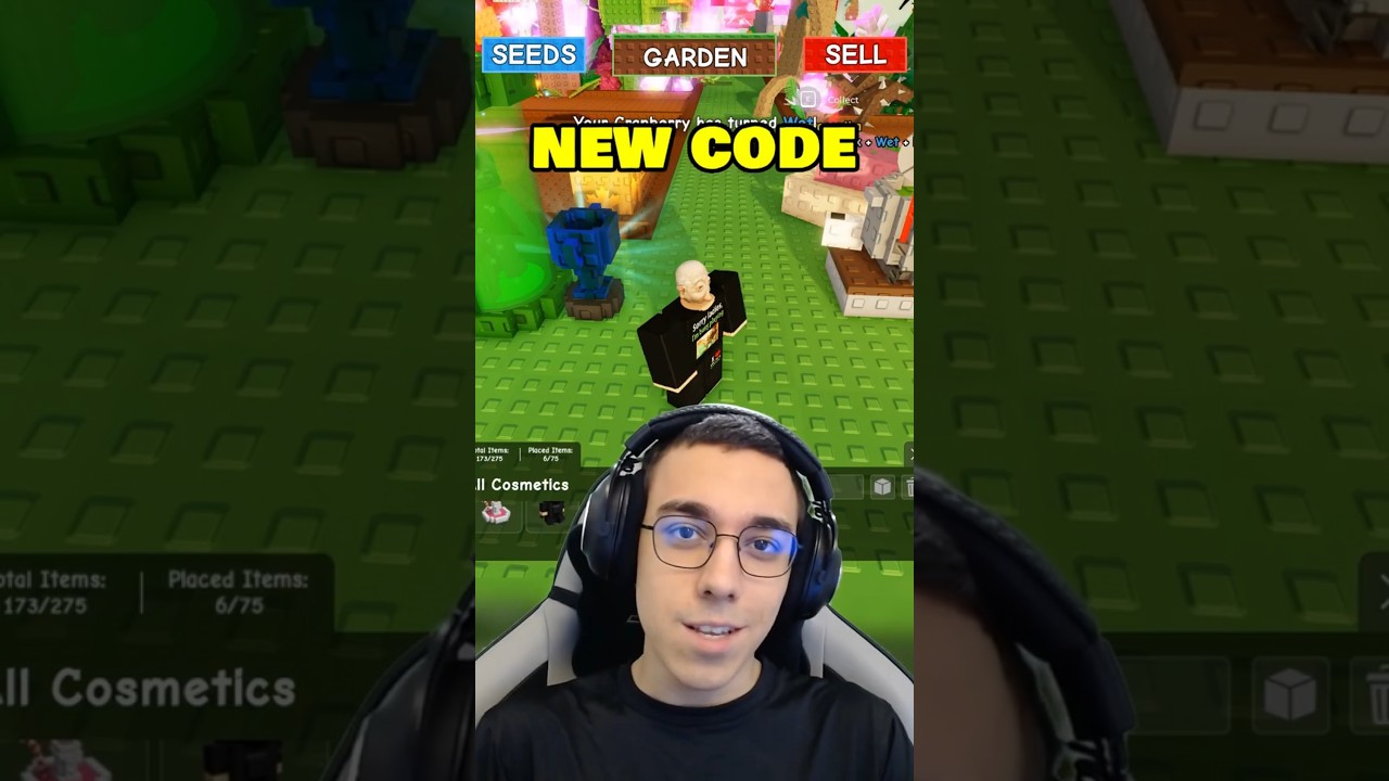 New Code in Roblox Grow A Garden