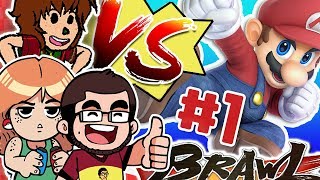 Super Smash Bros Brawl Multiplayer Battle #1 | Online Netplay Dolphin VS Battle!