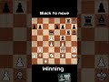 Chess puzzle from ChessUA Club in Brantford! Black to move. Winning! #shorts #chess #chesspuzzles