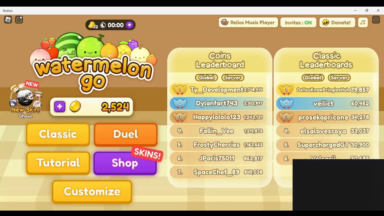 Watermelon Go Code ROBLOX - Watermelon GO! Playthrough - No Commentary - YouTube