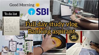 Full day routine of a banking aspirant #banking #motivation #youtube #sbi#rbi #staymotivated