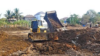 The is Big Big Projects Of Bulldozer + And Dump Truck 10 Ton