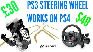 erstatte licens dinosaurus PS3 Steering Wheel Work On PS4 | DFGT On Gran Turismo Sport | UPDATE: MUST  READ DESCRIPTION - YouTube