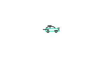 Car icon Lottie JSON animation