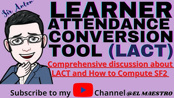 LEARNER ATTENDANCE CONVERSION TOOL  FOR SY 2020-2021