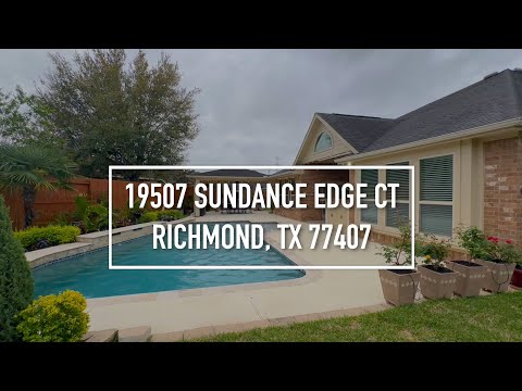 19507 Sundance Edge Ct, Richmond, TX home video tour