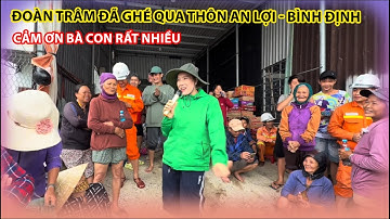 Đoàn Trâm đã ghé qua Thôn An Lợi - Bình Định. Cảm ơn bà con rất nhiều. 