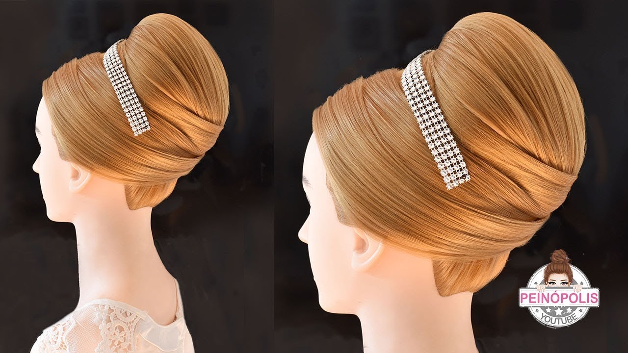 Bridal hairstyles 2019  Collected high easy and elegant for parties   YouTube