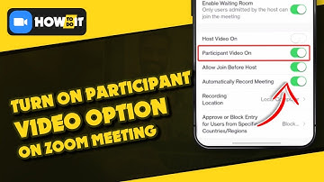 How to turn on participant video option on zoom 2024 | Skill Wave