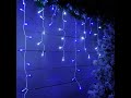 Festive 17.8m Indoor & Outdoor Snowing Effect Icicle Christmas Lights