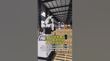 Cooperative palletizing robot,suitable for palletizing boxes, and workers learn in five minutes
