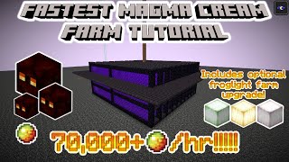 Magma Cube and Froglight Farm Minecraft 1.20 70K Cream per Hour
