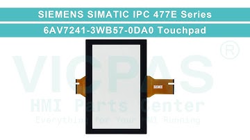 SIEMENS SIMATIC IPC 477E 15" Multitouch Series 6AV7241-3WB57-0DA0 Touch Digitizer Glass Repair
