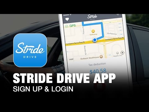 Stride Driver - Sign up & Login