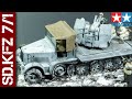 Mud and snow terrain base for Sd.Kfz 7/1 Flak (Tamiya 1/35 scale model)