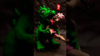 A dinosaur eats Azi! @helloimatrex #horrorcomedy #animation #toys #stopmotion #crocodile #cute