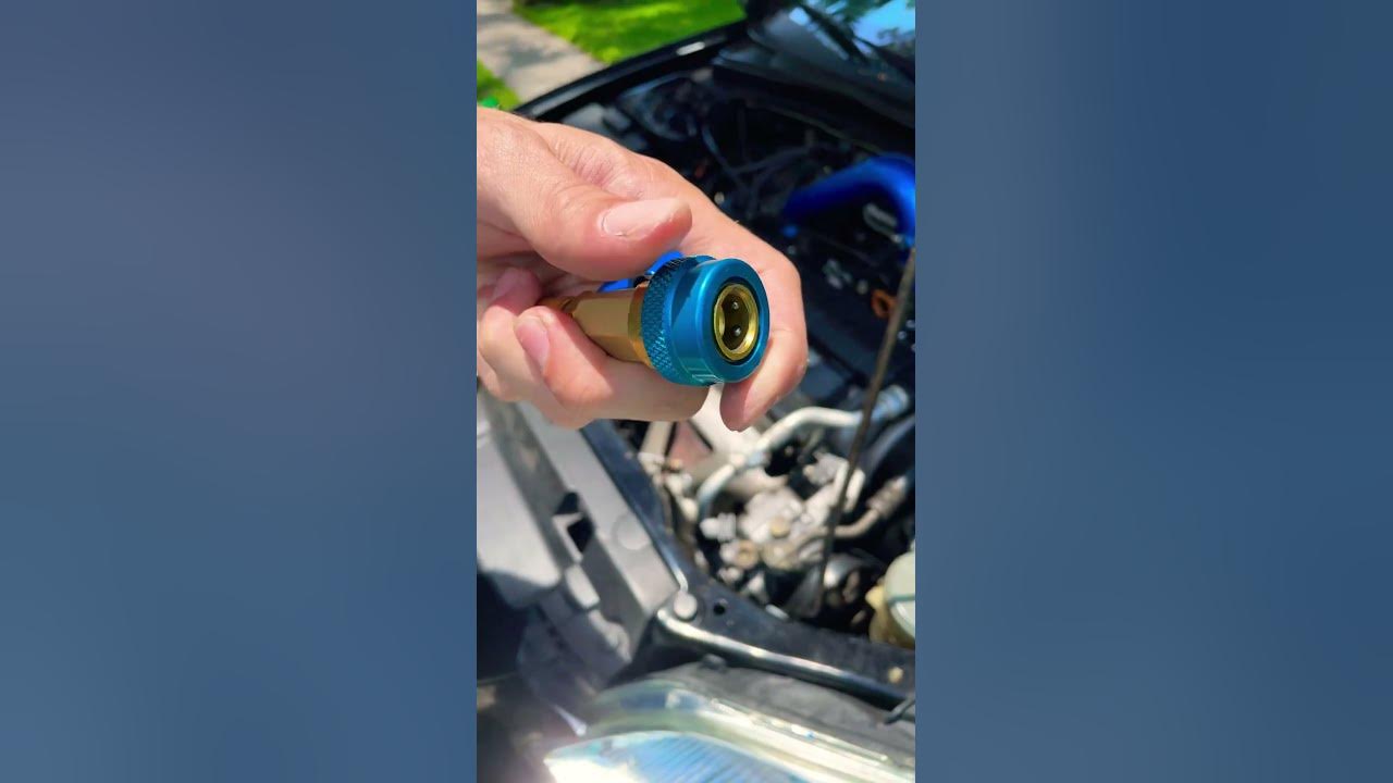 AC Schrader Valve removal (EASY WAY) YouTube