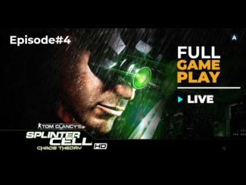 Splinter Cell Chaos Theory Gameplay | Retro PC Game | No Commentary Live Stream | Episode#4 thumbnail