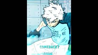 comeback ? #bluelock #bluelockedit #anime #edit #gojofanart #animeedit #sukunafanart #manga