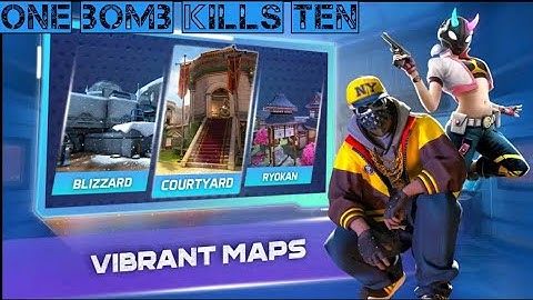 MaskGun Multiplayer FPS - Free Shooting Game Android Gameplay  #maskgunfpsochoochogift