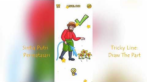 Tricky Line : Draw The Part Level 206,207,208,209,210,211,212,213,214,215,216,217,218,219,220