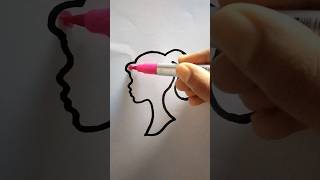 Barbie girl  #drawing #barbie #easy #shorts #ytshorts #subscribe