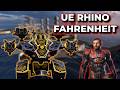 WR - UE Rhino Fahrenheit Celsius Rushing Enemies With Flames | War Robots