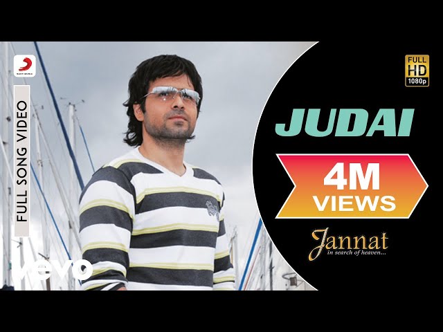 Judai Best Video - Jannat|Emraan Hashmi|Sonal Chauhan|Kamran Ahmed|Pritam class=