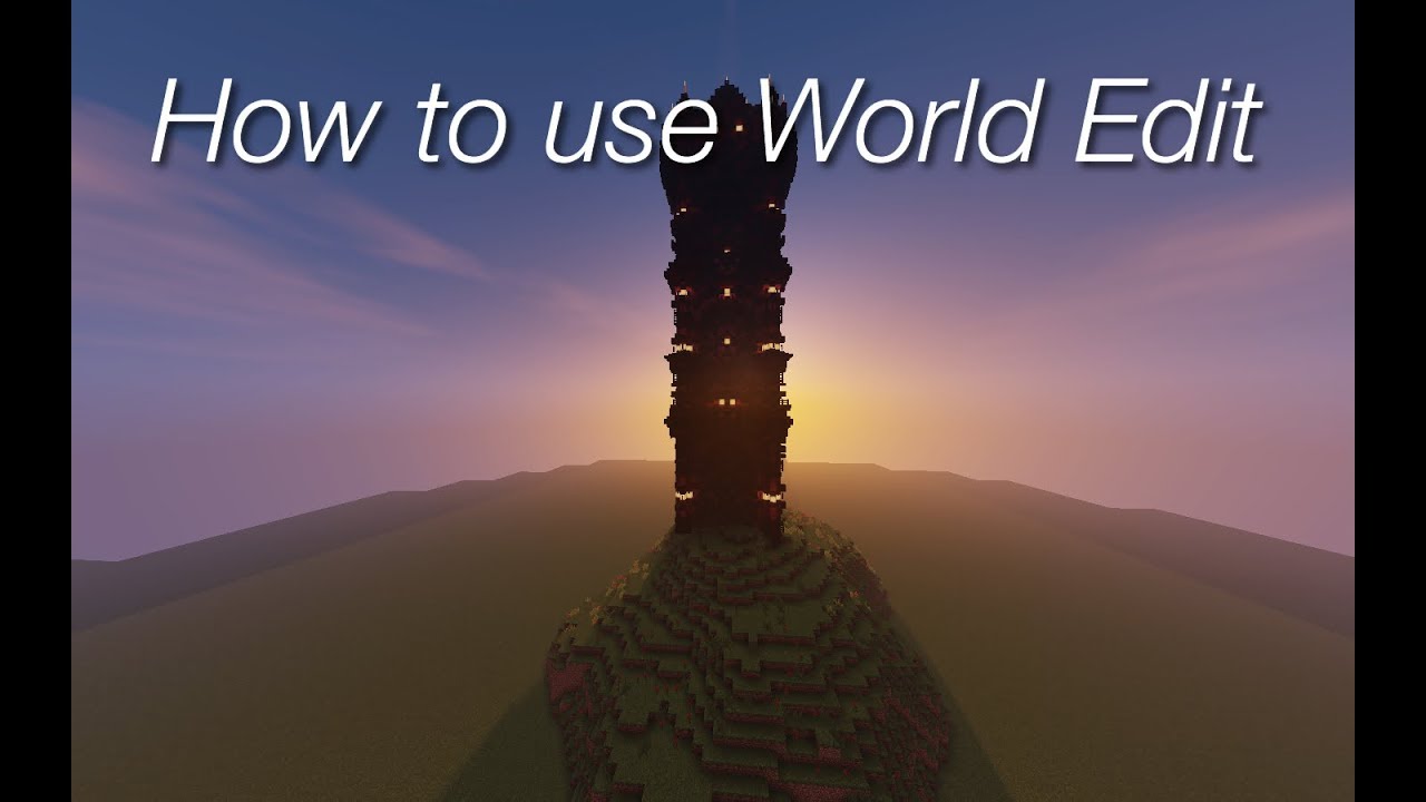 How to use World Edit | Architect Academy - YouTube