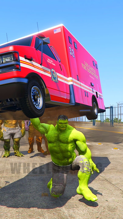 Hulk Car Catch Challenge with Gaints #shorts #hulk