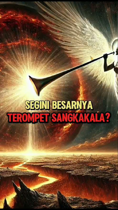Beginilah analogi besarnya terompet sangkakala malaikat Israfil! #short #fakta