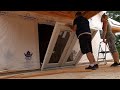 Installing Exterior French doors!