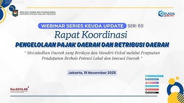 WKU 60 | Rapat Koordinasi Pengelolaan Pajak Daerah dan Retribusi Daerah