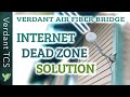 Verdant air fiber bridge an internet dead zone solution