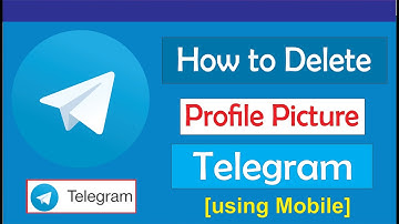 How to Delete telegram profile picture