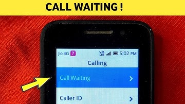 Call Waiting Settings In Jio Keypad Phone Jio F90M jio 2 3 F30B f81e f10q f41t