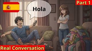 10 Short Spanish Conversations: Talking about Bad Habits (Park 1) | Spanish for Beginners | A2-B1