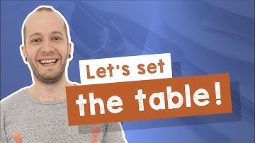 Beginner English Vocabulary: Tableware - A1- [with Brian]