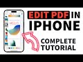 How to Edit PDF File in iPhone - Complete Tutorial (WITHOUT APP)