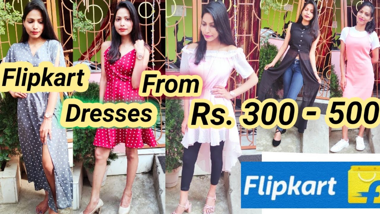 🤩Must Watch Flipkart Cute Dresses Starting From Just Rs.300. Flipkart